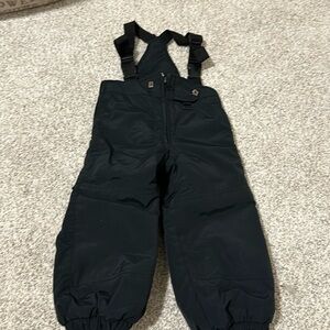 Black toddler snow pants 2T